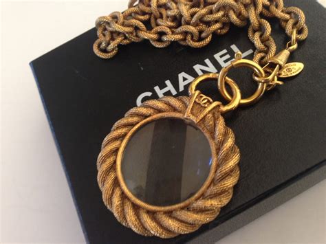 chanel 2-tone chains hang neckl|chanel necklace set.